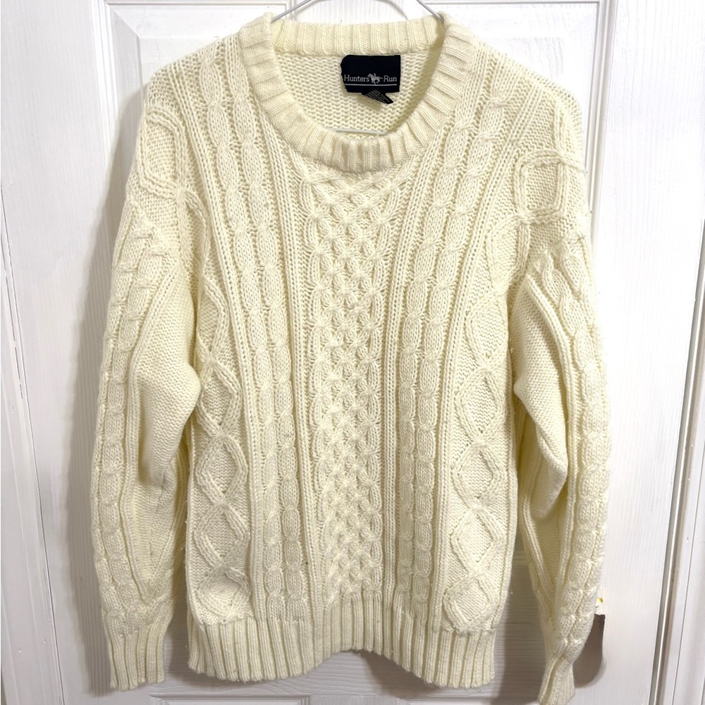 Hunters Run Cream Knit Sweater